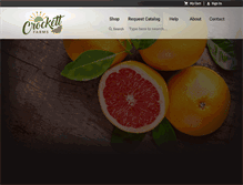 Tablet Screenshot of crockettfarms.com